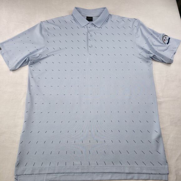 Dunning Stirling Ventilated Mesh Performance LG Polo Short Sl USA TX Flag $98 - Picture 4 of 9